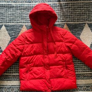 Red Puffer Jacket